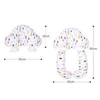 Ergonomisches Babykissen aus Baumwolle für sicheren und bequemen Schlaf