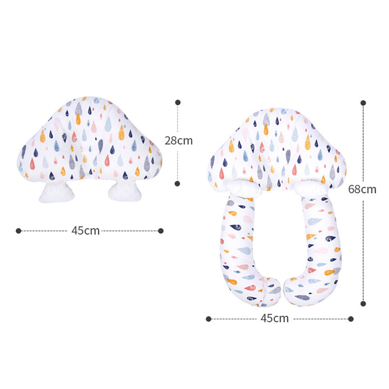 Ergonomisches Babykissen aus Baumwolle für sicheren und bequemen Schlaf