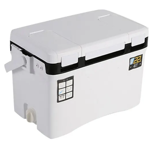 Fischkühlbox mit Luftventilen und langanhaltender Kältespeicherung – Auren