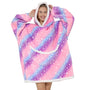 Oversized Fleece-Decke mit Kapuze & Taschen – SnugJoy