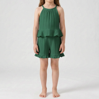 Set Aus Ärmellosem Rüschentop Und Shorts - Glimmera