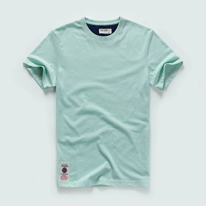 Klassisches Baumwoll-T-Shirt mit zeitlosem Look – Victor