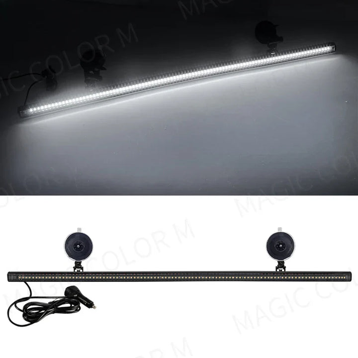 96 LED Stroboskop-Lichtleiste – Veyra – (Auto-Notwarnung)