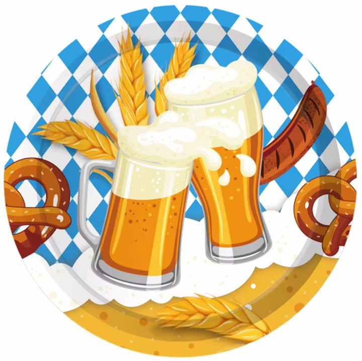Einweg-Partygeschirr Set im Oktoberfest-Design – WeizenFreude Oktoberfest 2026