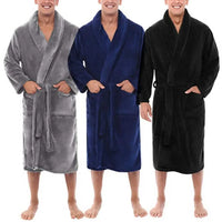 Shawl Collar Full-Length Dressing Gown - Derrick