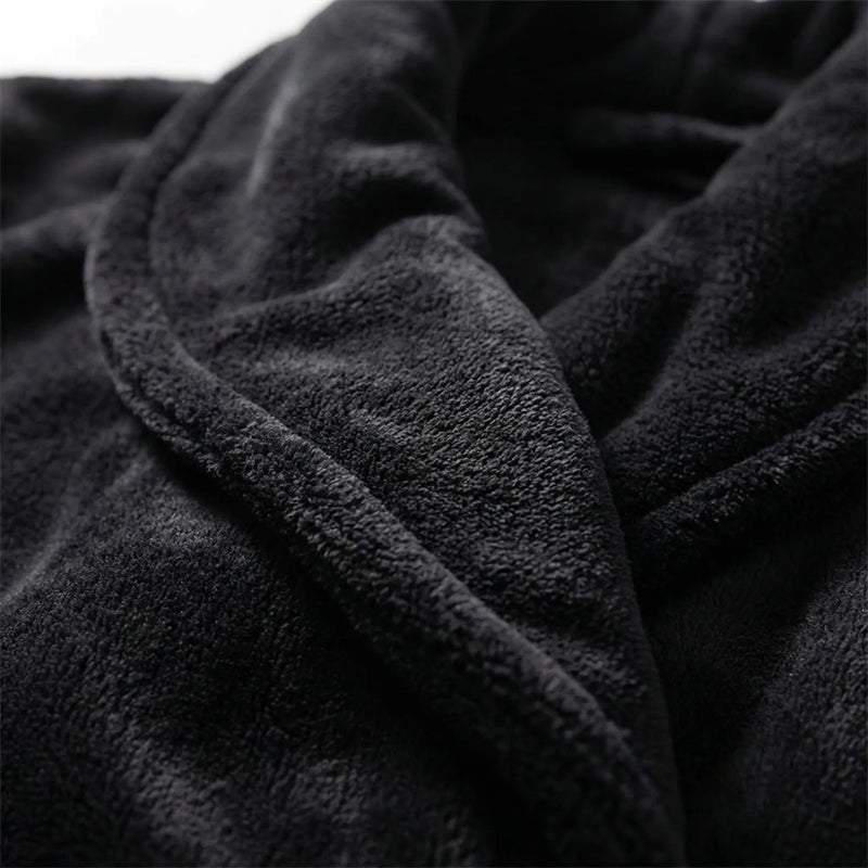 Shawl Collar Full-Length Dressing Gown - Derrick