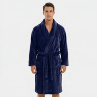 Shawl Collar Full-Length Dressing Gown - Derrick
