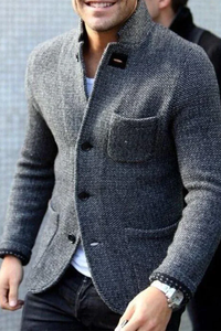 Short-Length Fitted Men's Blazer - John