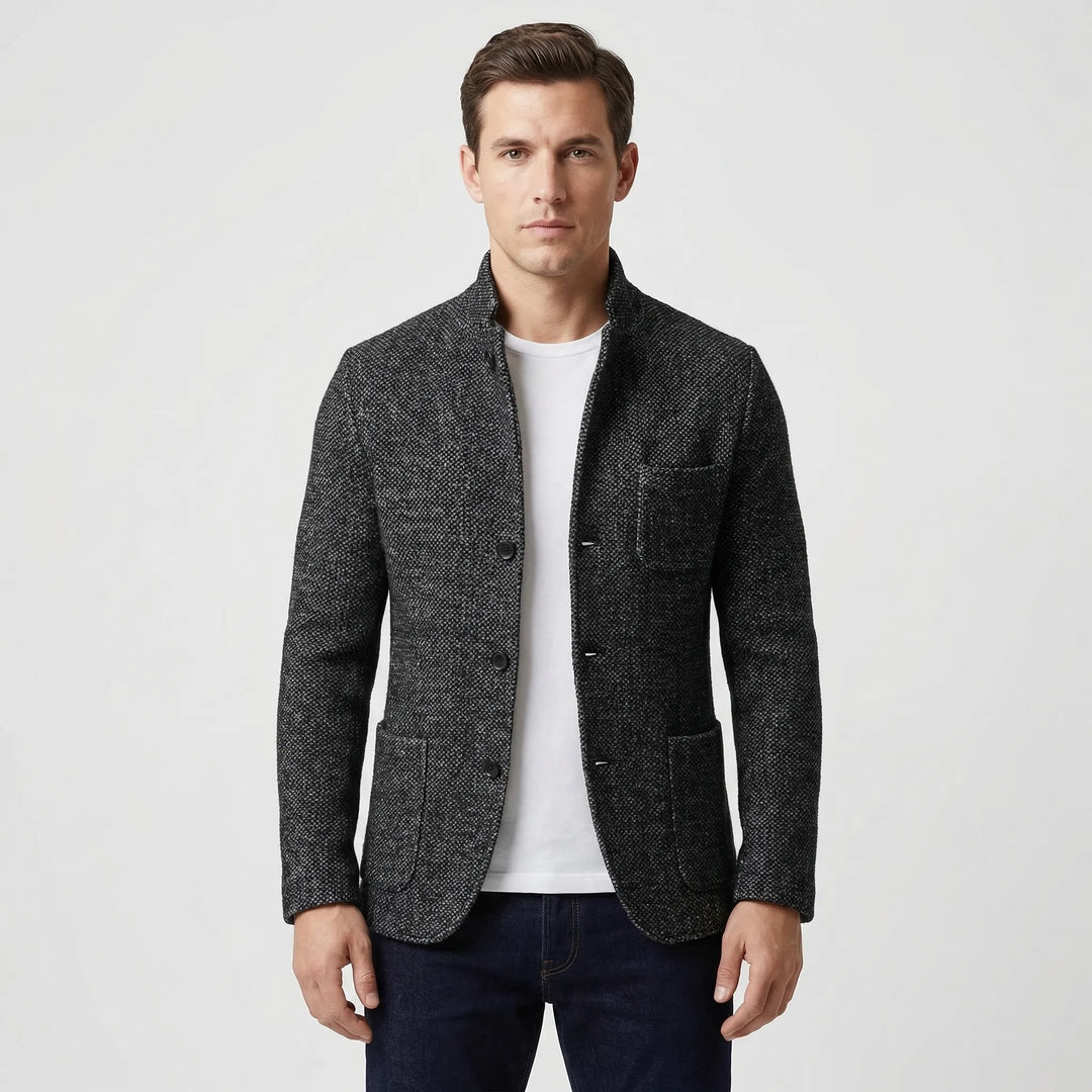 Short-Length Fitted Men's Blazer - John