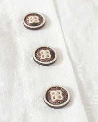 Short-Sleeve Button-Front Blouse - Mindy