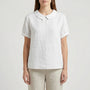 Short Sleeve Collared Women's Top - Maria