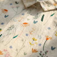 Short Sleeve Wildflower Print Blouse - Mable