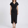Side-Split Bodycon Midi Dress - Connie