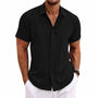 Simple Men's Shirt With A Button Placket - Fredrick