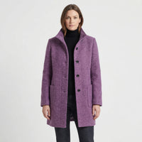 Single-Breasted Mid-Length Overcoat - Daisy