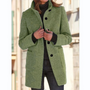 Single-Breasted Mid-Length Overcoat - Daisy