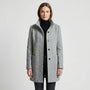 Single-Breasted Mid-Length Overcoat - Daisy