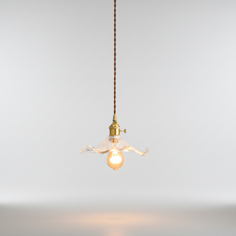 Skandinavische LED Hängeleuchte - GlassVelvet
