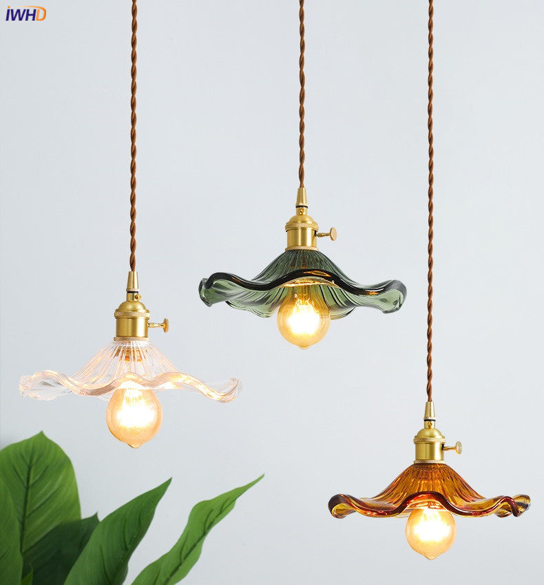 Skandinavische LED Hängeleuchte - GlassVelvet