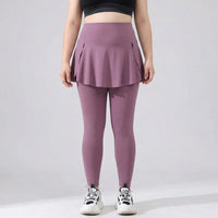 Skort Leggings Mit Hoher Taille - Lydia