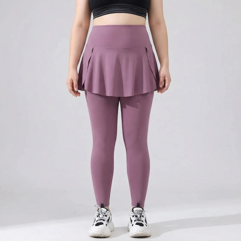 Skort Leggings Mit Hoher Taille - Lydia