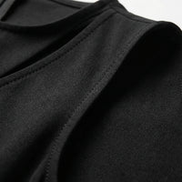 Sleeveless Jumpsuit With Sheer Overlay Skirt - Elvira