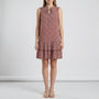 Sleeveless Knee-Length Printed Dress - Ana