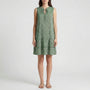 Sleeveless Knee-Length Printed Dress - Ana