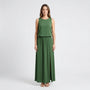 Sleeveless Maxi Dress With Side Split - Vickie