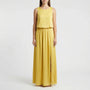 Sleeveless Maxi Dress With Side Split - Vickie