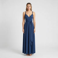 Sleeveless Wrap-Style Maxi Dress - Vickie