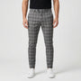 Slim Fit Cropped Check Trousers - Cornelius