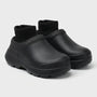 Slip-On Clog With Knitted Ankle Cuff - Madeline