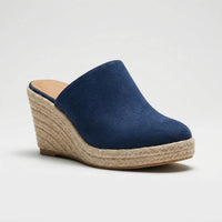 Slip-On Wedge Mule With Round Toe - Mary