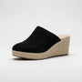Slip-On Wedge Mule With Round Toe - Mary