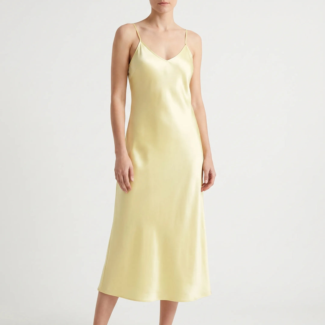 Slipkleid Mit Schimmernder Struktur -  Lois