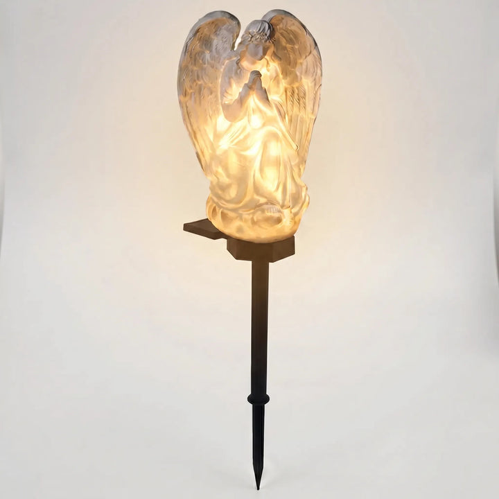 Solar-Powered Angel Figurine Stake Light -  Seraphelle