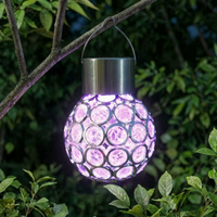 Solar-Powered Hanging Ball Lantern -  Lumivörb