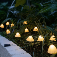 Solar-Powered Mushroom String Lights -  Glowcap