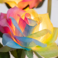 Solar-Powered Rose Lantern In A Pot -  Rosalume