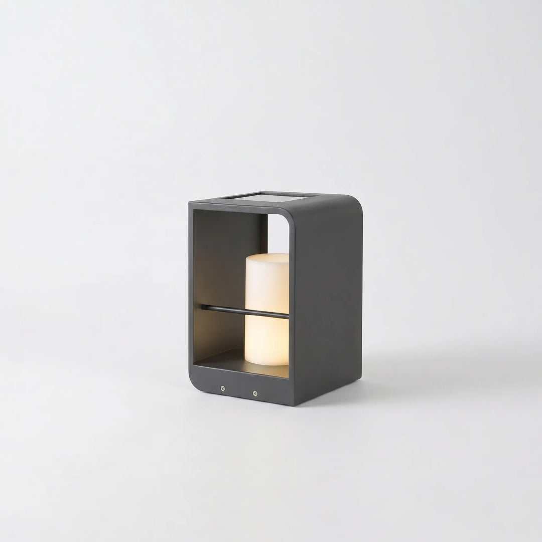 Solar LED Garden Lantern With Modern Frame -  Soluxe