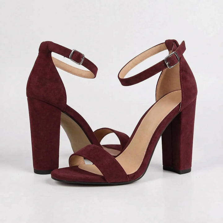 Sommerliche Party-Sandalen Mit Breitem Absatz - Gloria