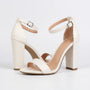 Sommerliche Party-Sandalen Mit Breitem Absatz - Gloria