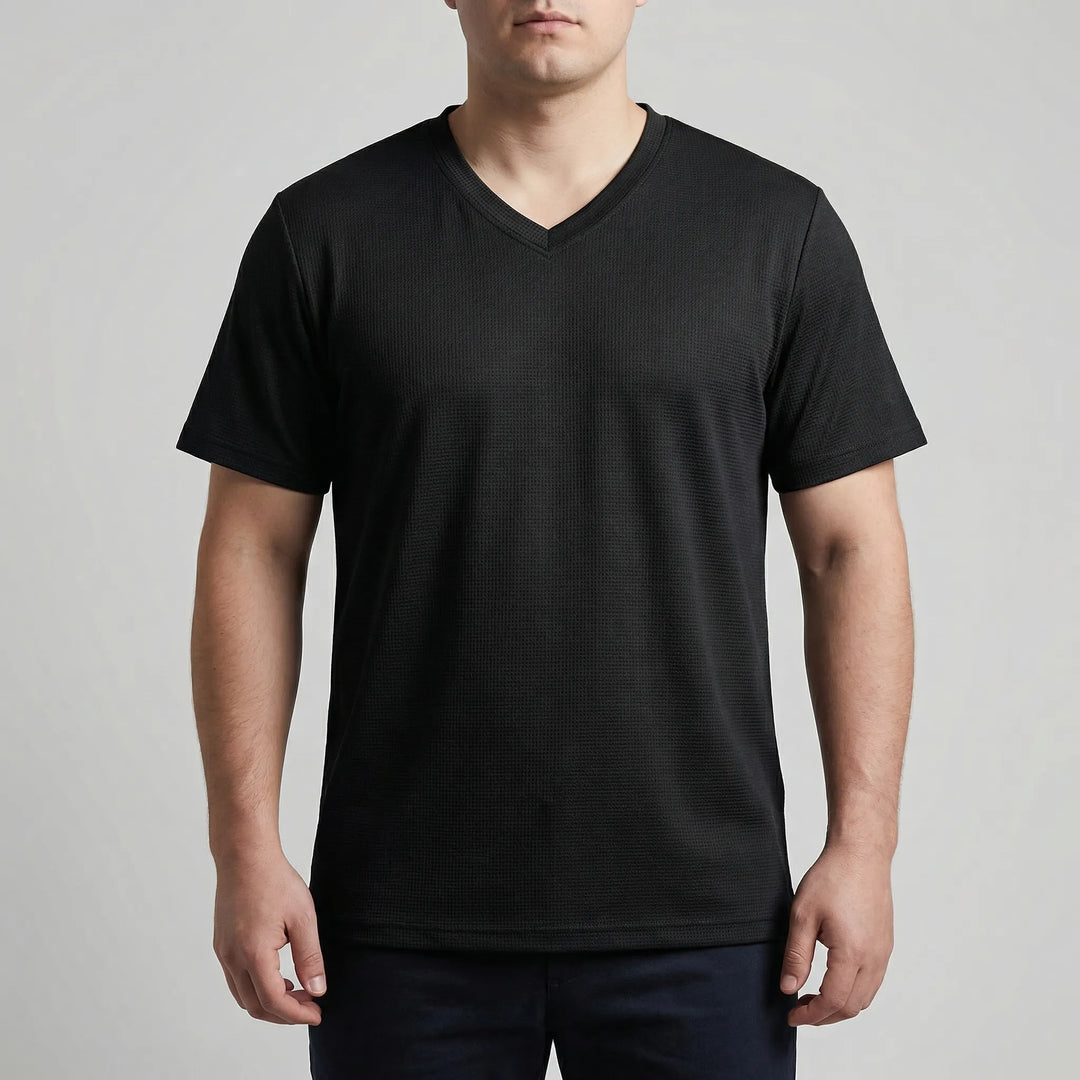 Sommerliches Herren T-Shirt Mit V-Ausschnitt - Melvin