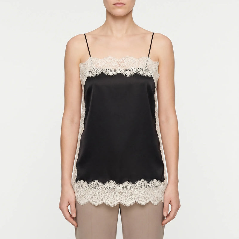 Spaghetti Top Mit Spitze -  Lois