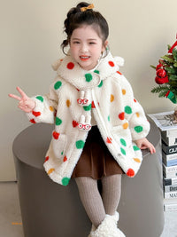 Spotted Children's Hooded Coat - Mattie