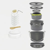 Stapelbares Outdoor-Kochset -  Campouri