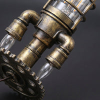 Steampunk Rocket Table Lamp - Aetherock