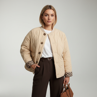 Steppjacke Mit Leopardfutter - Candace