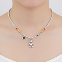 Sterlingsilber Kette - BearCharm 